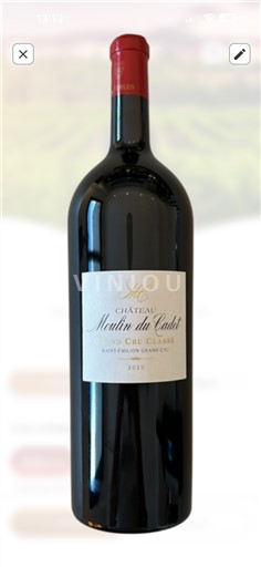Bordeaux Saint-Émilion Grand Cru Château Moulin du Cadet 2002