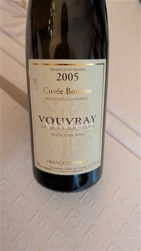 Loire Valley Vouvray François Pinon Botrytis 2005