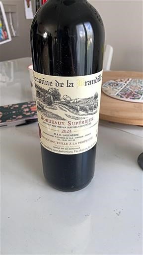 Bordeaux Bordeaux Supérieur Domaine La Prandière 2023