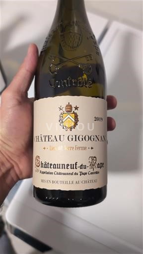 Rhônen laakso Châteauneuf-du-Pape Gigognan Clos du Père Fermé 2019