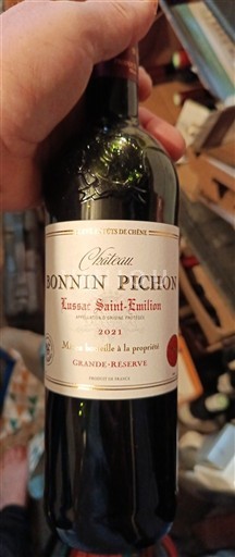 Bordéus Lussac-Saint-Émilion Château Bonnin Pichon Grande Réserve 2021