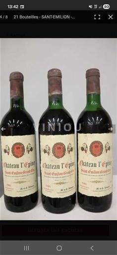 Bordeaux Saint-Émilion Grand Cru Château L'Épine Neročník