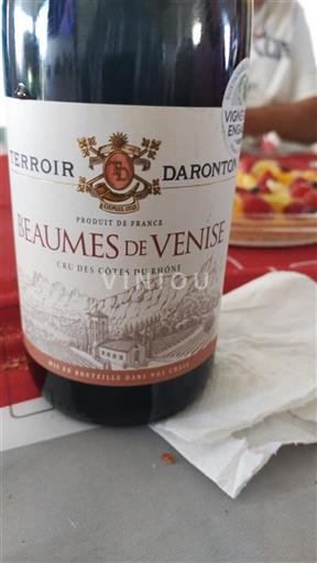 Vallée du Rhône Beaumes de Venise Domaine Daronton Terroir 2023