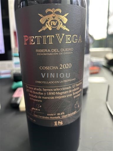 Castile and León Ribera del Duero Petit Vega 2020