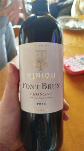 Bordeaux Fronsac Château Font Brun 2019