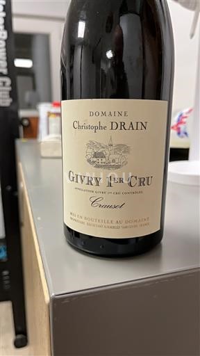 Bourgondië Niet gespecificeerd Premier Cru Domaine Christophe Drain Crausot Niet-geïntegreerd