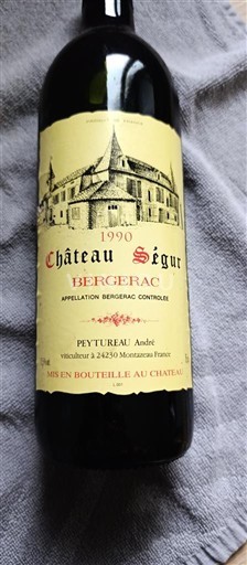 Sud-Ouest Bergerac Château Ségur 1990