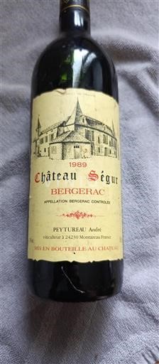 Sud-Ouest Bergerac Château Ségur 1989