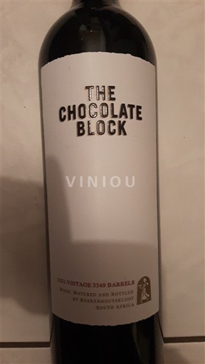 Regione Costiera Swartland Boekenhoutskloof The Chocolate Block 2021