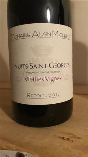 Burgundi Nuits-saint-georges Domaine Alain Michelot Vieilles Vignes 2017