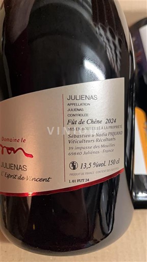 Beaujolais Juliénas Domaine Le Ronze Fût de Chêne 2024