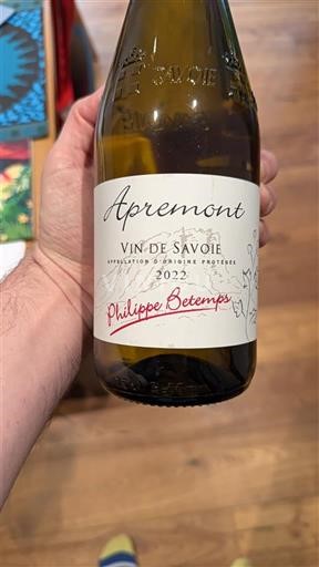 Savoia e Bugey Apremont Philippe Betemps 2022