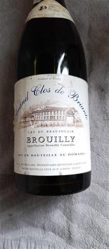 Beaujolais Brouilly Grand Clos de Briante 1997