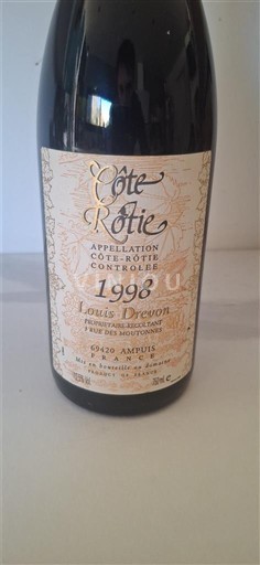 Vallée du Rhône Côte-rôtie Louis Decon 1998