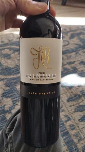 Bordeaux Montagne-saint-émilion Château Vieux Château des Rochers Prestige 2020