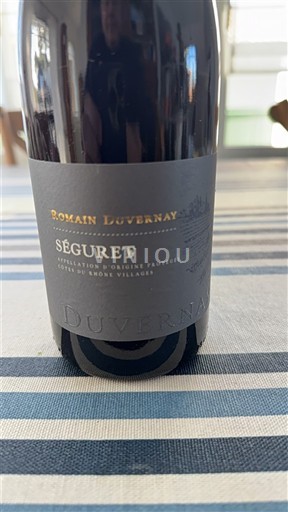 Rhônedalen Côtes-du-Rhône-Villages Romain Duvernay Seguret 2022