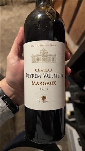 Bordeaux Margaux Château Yrem Valentin 2019