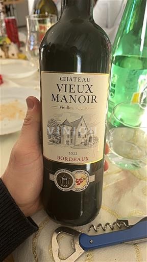 Bordeaux Château Vieux Manoir Vieilli 2022