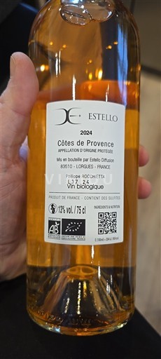 Provansa Côtes-de-Provence Estello 2024