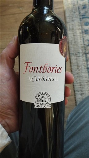 Languedoc Corbières Vignerons de Camplong Fontbories 2019