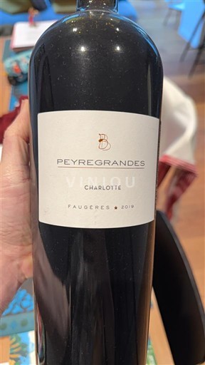 Víno Rouge sec Charlotte Peyregrandes 2019 Francie Languedoc Faugères AOC