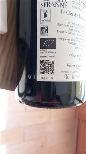 Langvedok Terrasses-du-Larzac Mas de la Seranne Le clos des immortelles 2023