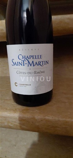 Rhône Valley Côtes-du-Rhône Chapelle Saint-Martin Réserve 2023