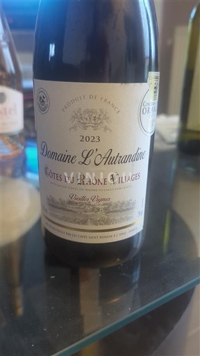 Rhônedalen Côtes-du-Rhône-Villages Domaine L'Autrandone Vieilles Vignes 2023