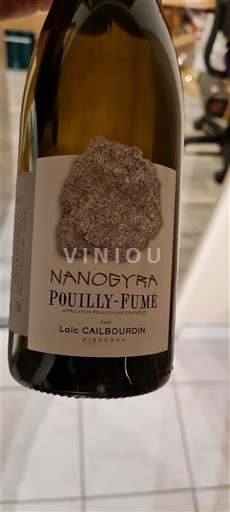 Údolí Loiry Pouilly-fumé Loic Cailbourdin Nanogyra 2021