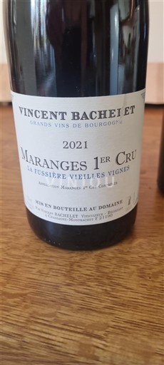 Burgundija Maranges Premier Cru Vincent Bachelet et Fils La Fussière Vieilles Vignes 2021
