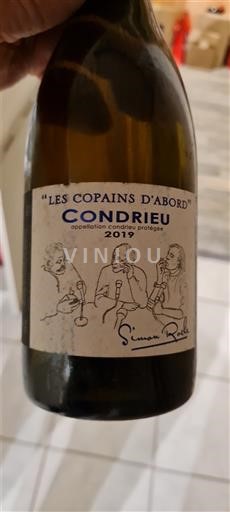 Rhône Valley Condrieu Simon Ratel Les Copains d'Abord 2019
