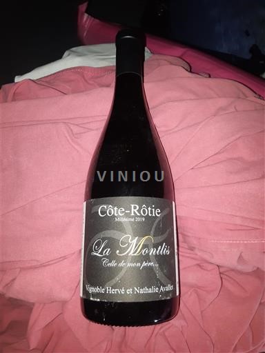 Vallée du Rhône Côte-rôtie Vignoble Hervé et Nathalie Availle La Montlis - de mon père 2019