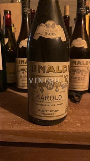 Piemonte Barolo Giuseppe Rinaldi Canubi S. Lorenzo - Ravena 2006