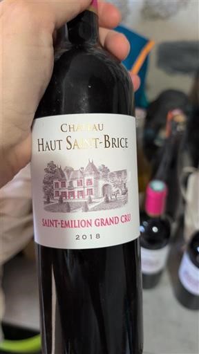 Bordeaux Saint-Émilion Grand Cru Grand Cru Château Haut Saint-Brice 2018