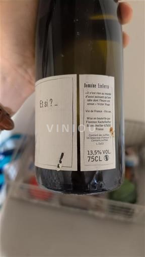 Alsace Domaine Exelerra Et si ? Non Millésimé