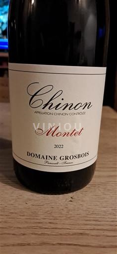 Thung lũng sông Loire Chinon Domaine Grosbois Montet 2022