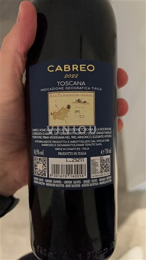 Toscana No especificado Cabreo 2022