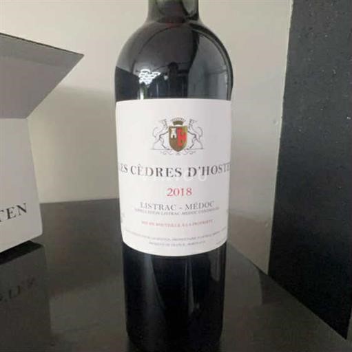 Bordeaux Listrac-Médoc Les Cèdres d’Hostens 2018