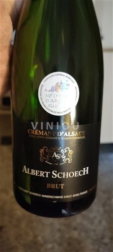 Alsace Crémant d'Alsace Albert Schoech Không niên vụ