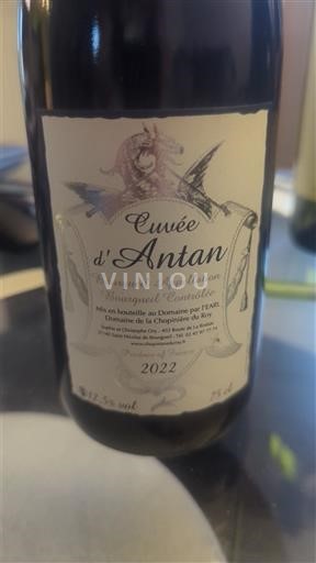 Vale do Loire Bourgueil Domaine La Chopinière du Roy d'Antan 2022