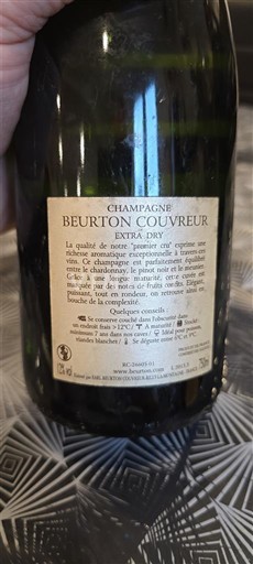 Champagne Beurton Couvreur Extra Dry Niet-geïntegreerd