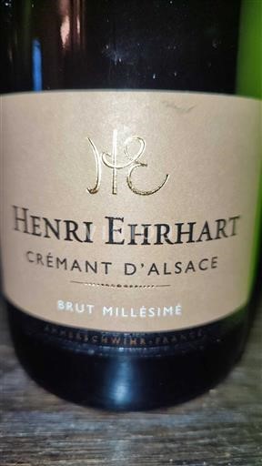 Alsace Alsace-kuohuviini Henri Ehrhart Brut Millésimé 2023