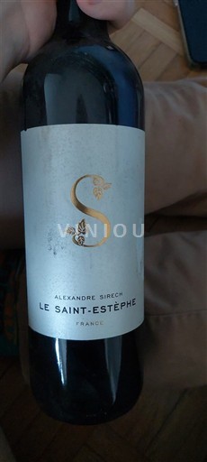 Burdeos Saint-Estèphe Alexandre Sirech Le Saint-Estèphe 2011