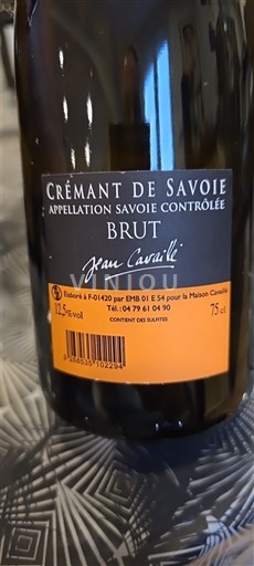 Savoja in Bugey Crémant de Savoie Maison Cavaille Neleten.