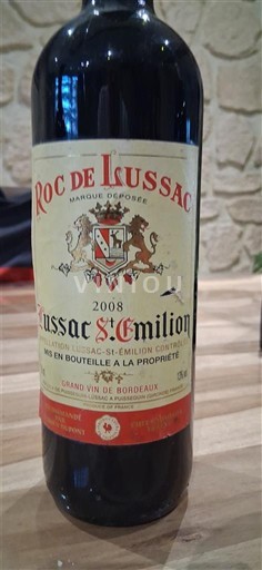 Bordeaux Lussac-saint-émilion Roc de Lussac 2008