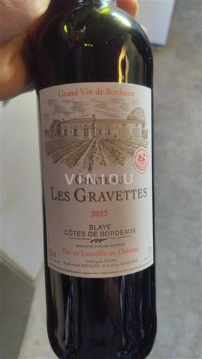 Burdeos Blaye-Côtes de Burdeos Château Les Gravettes 2023