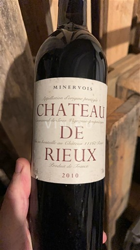 Languedoc Minervois Château Rieux 2010