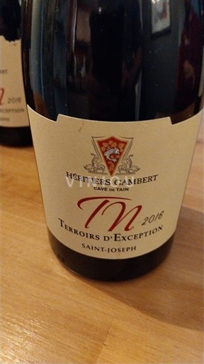 Rhône-dalen Saint-Joseph Héritiers Gambert M Terroirs d'Exception 2016