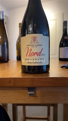 Rhône-dalen Crozes-Hermitage Héritiers Gambert Nord 2017