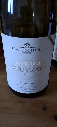 Loiren laakso Vouvray Caves Duhard 2015